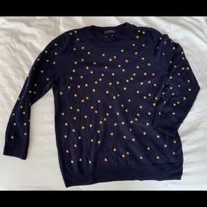 j.crew gold star wool sweater